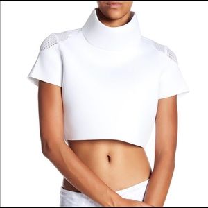 NWT ALO Yoga In Shape Short Sleeve Crop Top sz M